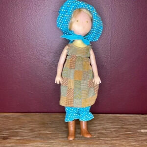 Vintage 1974 Holly Hobbie American Greetings Knickerbocker Toy Co. Doll